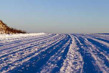 Image showing road winter