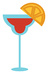 Image showing An alcoholic cocktail made with tequila called margarita vector 