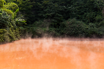 Image showing Blood pond onsen in Beppu city