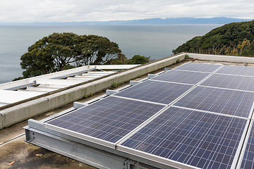 Image showing Solar panel power plant