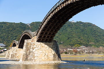 Image showing Kintai Bridge in japan