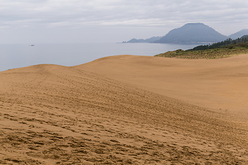 Image showing Tottori Sand Dunes in Japan