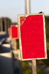 Image showing Red reflector