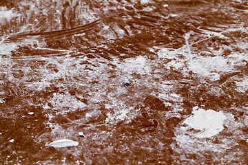 Image showing Dirty floor, close-up