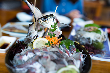 Image showing Japanese shashimi