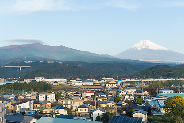 Image showing Mount Fuji in Shizuoka city