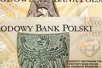Image showing Polish money close-up