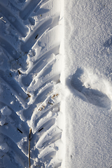 Image showing snow-covered road