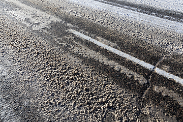 Image showing Road in winter