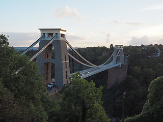 Image showing Clifton Suspension Bridge in Bristol