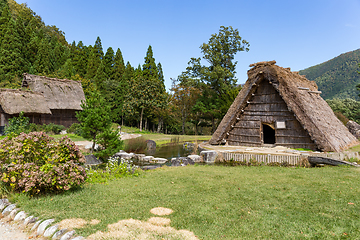 Image showing Traditional and Historical Japanese village Shirakawago