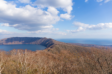 Image showing Lake kuttara in Shiraoi, Hokkaido, Japan