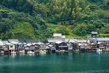 Image showing Ine-cho in Kyoto of Japan 