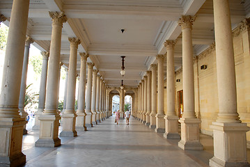 Image showing Colonnade in Karlovy Vary