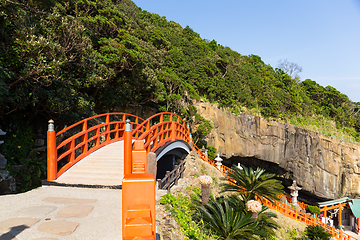 Image showing Aoshima Shrine in Aoshima Island