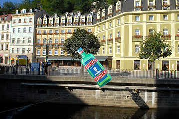 Image showing Riverbank in Karlovy Vary