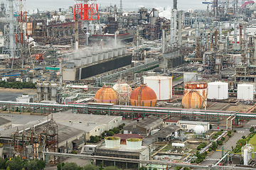 Image showing Industry Factory in Yokkaichi of Japan