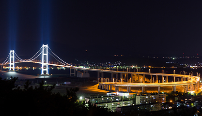 Image showing Industry in Muroran at night