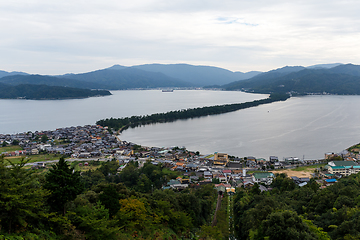 Image showing Amanohashidate in Kyoto city