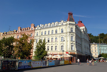 Image showing Historic house in Karlovy Vary