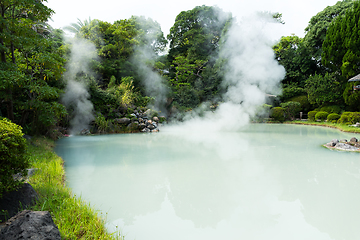 Image showing Hot springs in Beppu of Japan