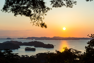 Image showing Matsushima sunrise