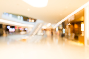 Image showing Abstract blur shopping mall store interior for background