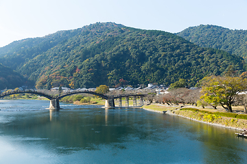 Image showing Kintai-kyo bridge in japan