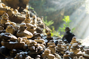 Image showing Stack of stone