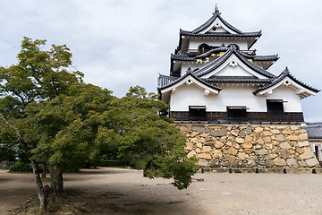 Image showing Japanese castle in the city of Hikone