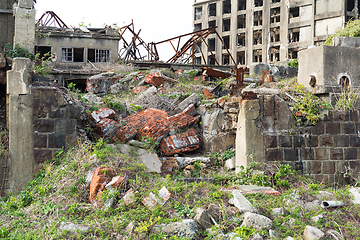 Image showing Hashima Island in Nagasaki city of Japan