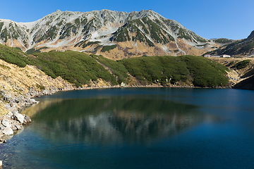 Image showing Beautiful lake in Tateyama of Japan