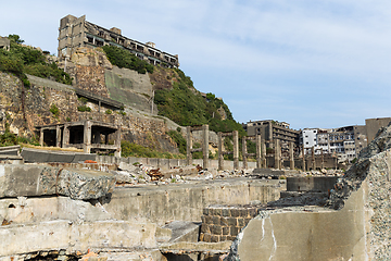 Image showing Gunkanjima in Japan