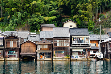 Image showing Japanese old town, Ine-cho in Kyoto of Japan 