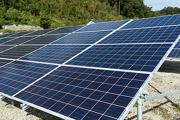 Image showing Solar panel in countryside