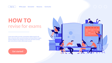 Image showing Revision week concept landing page