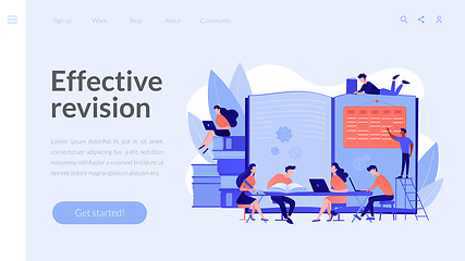 Image showing Revision week concept landing page