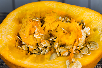 Image showing cut pumpkin