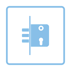 Image showing Door lock icon