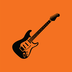 Image showing Electric guitar icon