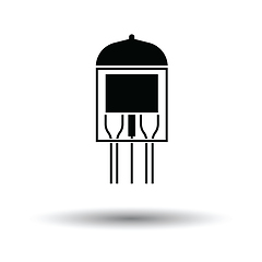 Image showing Electronic vacuum tube icon