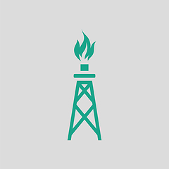 Image showing Gas tower icon