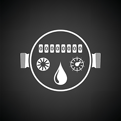 Image showing Water meter icon