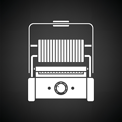 Image showing Kitchen electric grill icon