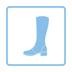 Image showing Autumn woman boot icon