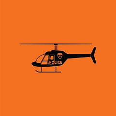 Image showing Police helicopter icon