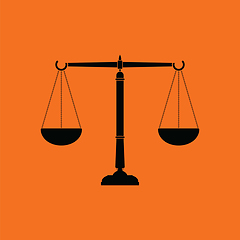 Image showing Justice scale icon