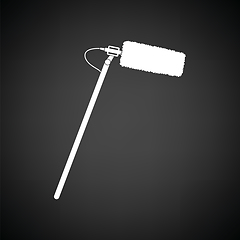 Image showing Cinema microphone icon