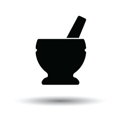 Image showing Mortar and pestle icon