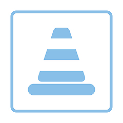 Image showing Icon of Traffic cone